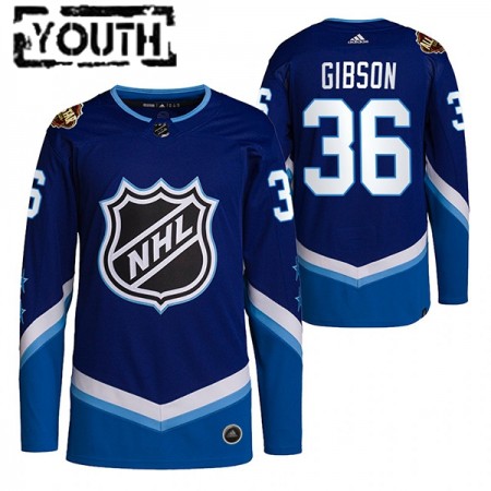 Kinder Eishockey Anaheim Ducks Trikot John Gibson 36 2022 NHL All-Star Blau Authentic